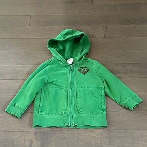 Circo Bright Green Kids' Zip Hoodie